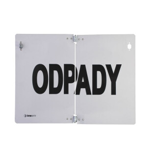 Warn-/Informationsschild ODPADY (1Stück, gefaltet) 400mm x 300mm