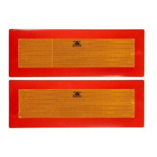 Warn-/Informationsschild, Markierungsschild RR hinten (2Stück) 200mm x 565mm
