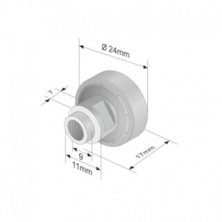 Dachrolle, Durchmesser 24mm x Breite 7mm