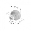 Dachrolle, Durchmesser 24mm x Breite 7mm