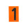 Warn-/Informationsschild, (EN) ADR warning board number 1 (1Stück)