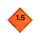 Warnschild Warn-/Informationsschild ADR 1,5 (1Stück)