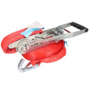 Spanngurt, Transportband mit Ratsche, Haken: 2 Stück...
