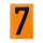 Warn-/Informationsschild, (EN) ADR warning board number 7 (1Stück)