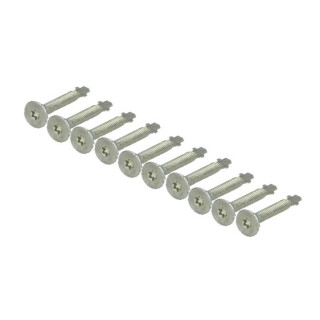 Schrauben (Stückzahl 10Stück, Durchmesser 6,3mm, Länge 50mm, Holz/Stahl)