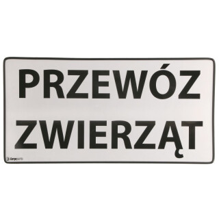 Warn-/Informationsschild (1Stück) 250mm x 500mm