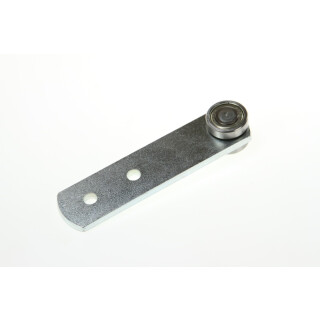 Dachwagen 120x30x5 mm (Einzelrolle; gerade, Rollenbreite: 22,5mm, Rollendurchmesser: 24mm, Rollenmaterial: Stahl) passend für SESAM