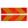 Warnschild, Warn-/Informationsschild hinten (2Stück) 130mm x 565mm