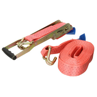 Spanngurt, Transportband mit Ratsche, Haken: 2 Stück, 6m/(5,5+0,5m) ERGO2, Nennspannkraft Stf: 550daN, Stärke: 2500/5000daN