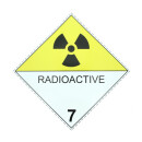 Aufkleber, Warnhinweis/Information ADR 7 RADIOACTIVE...