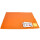 Planenreparatursatz (orange, 5x Wischtuch zur Oberflächenentfettung, Flicken aus Plane, 19,5x24cm; 24x39cm; 48x39cm)