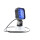 CARBONLUX - LED Arbeitsscheinwerfer CARBONLUX Quadrat 90X90mm - Kabel - Blaues Punktlicht