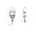 CARBONLUX - LED Arbeitsscheinwerfer CARBONLUX Quadrat 90X90mm mit Handgriff und Schalter - Kabel