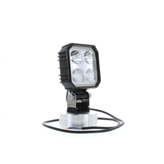 CARBONLUX - LED Arbeitsscheinwerfer CARBONLUX Quadrat 90X90mm - Kabel