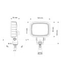 CARBONLUX - LED Arbeitsscheinwerfer CARBONLUX rechteckig...