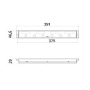BL15 LED - LED Leuchtbalken Links mit DT4...
