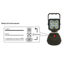 WL - LED Arbeitsscheinwerfer mit Magnetfuss und mit...