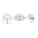 EPP96 - Kennzeichenleuchte EPP96, Click-in Kabel 1500 mm