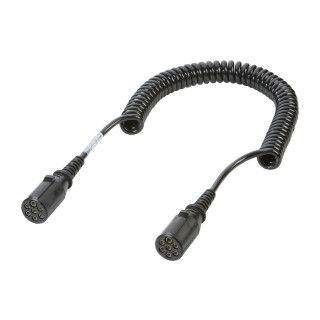 C7P - Anschlusskabel für Anhänger 24N + umspritzte Stecker - ISO 1185
