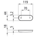 Unipoint LED, 24 V, Positionsleuchte weiß, ohne Kabel