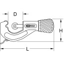 EDELSTAHL Teleskop-Rohrabschneider, 6-38mm - KS Tools 103.5000I