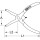 Trim-Clip-Zange, Zangenende 35°, 190mm - KS Tools 115.1087