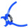 Niet-Lösezange, blau, gerade, 100mm - KS Tools 115.1098
