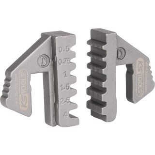 Paar Crimp-Einsätze für Aderendhülsen, Ø 0,5 - 4 mm  - KS Tools 115.1418
