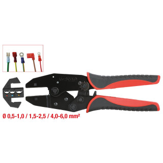 Crimpzange für isolierte Kabelschuhe, 220mm - KS Tools 115.1425