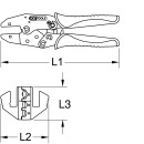 Crimpzange für isolierte Kabelschuhe, 220mm - KS Tools 115.1425