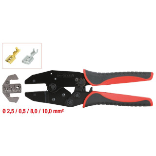 Crimpzange für Steckhülsen Ø  2,5-10mm² - KS Tools 115.1455