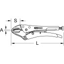 Gripzange, gerade Backen, 28,5mm, L=175mm - KS Tools 115.1501