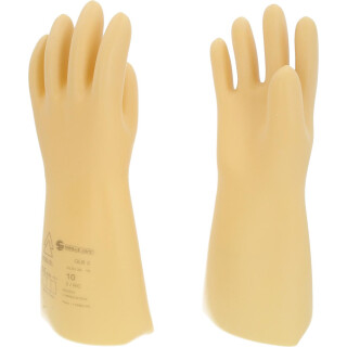 Elektriker-Schutzhandschuh mit Schutzisolierung, Größe 10, Klasse 2, weiß - KS Tools 117.0057