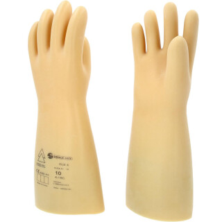 Elektriker-Schutzhandschuh mit Schutzisolierung, Größe 10, Klasse 4, weiß - KS Tools 117.0063