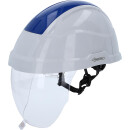 Arbeits-Schutzhelm mit Gesichtsschutz, blau - KS Tools...