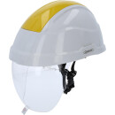 Arbeits-Schutzhelm mit Gesichtsschutz, gelb - KS Tools...