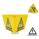 Dachaufsteller mit Blitzsymbol und Saugnapf - KS Tools...