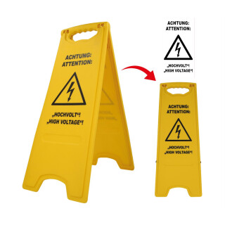 Aufsteller mit Blitzsymbol - KS Tools 117.0226