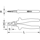 1000V Einhand-Kabelschere, 165mm - KS Tools 117.1107