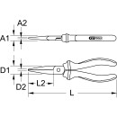 ERGOTORQUE VDE Flachzange, 170mm - KS Tools 117.1125
