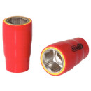 1/2" Stecknuss mit Schutzisolierung, 15mm - KS Tools...