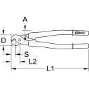 Drahtseil-Kabelschere mit Schutzisolierung, 600mm - KS...