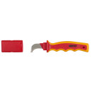 Kabelmesser mit Schutzisolierung und Hakenklinge, 200mm -...