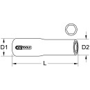 1/2" Stecknuss mit Schutzisolierung, lang, 13mm - KS...