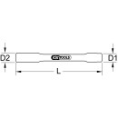 1/2" Stecknuss mit Schutzisolierung, XL, 19mm, 255mm...