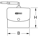 Schutztasche für Elektriker-Handschuhe, 200mm - KS...