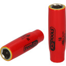 1/4" Stecknuss mit Schutzisolierung, 5mm, lang - KS...