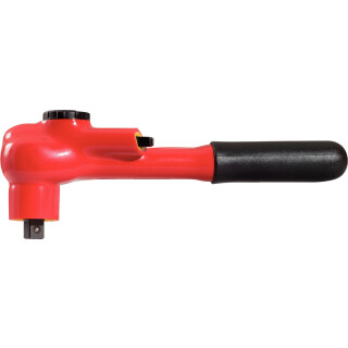 3/8" Umschaltknarre mit Schutzisolierung mit Verriegelungsmechanik, 32 Zahn - KS Tools 117.3800
