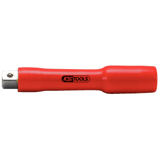 3/8" Verlängerung mit Schutzisolierung, 125mm - KS Tools 117.3851