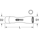 3/8" Stecknuss mit Schutzisolierung, XL, 12mm - KS...